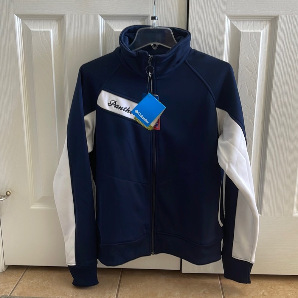 Womens- University of Pittsburgh - Columbia Velocity Trackster Jacket